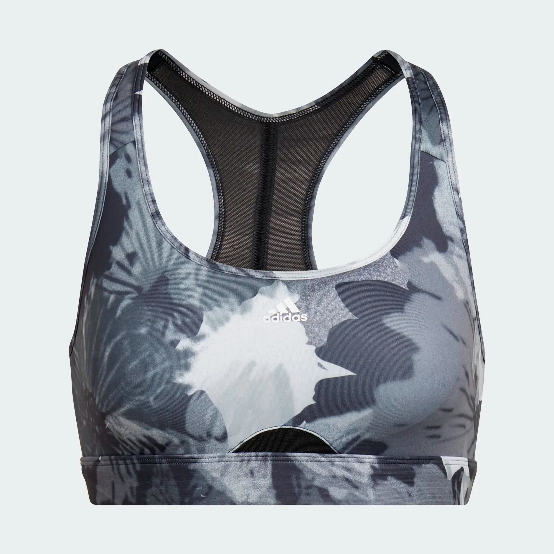 adidas Powerreact Training Medium-Support Allover Print Women's Bra