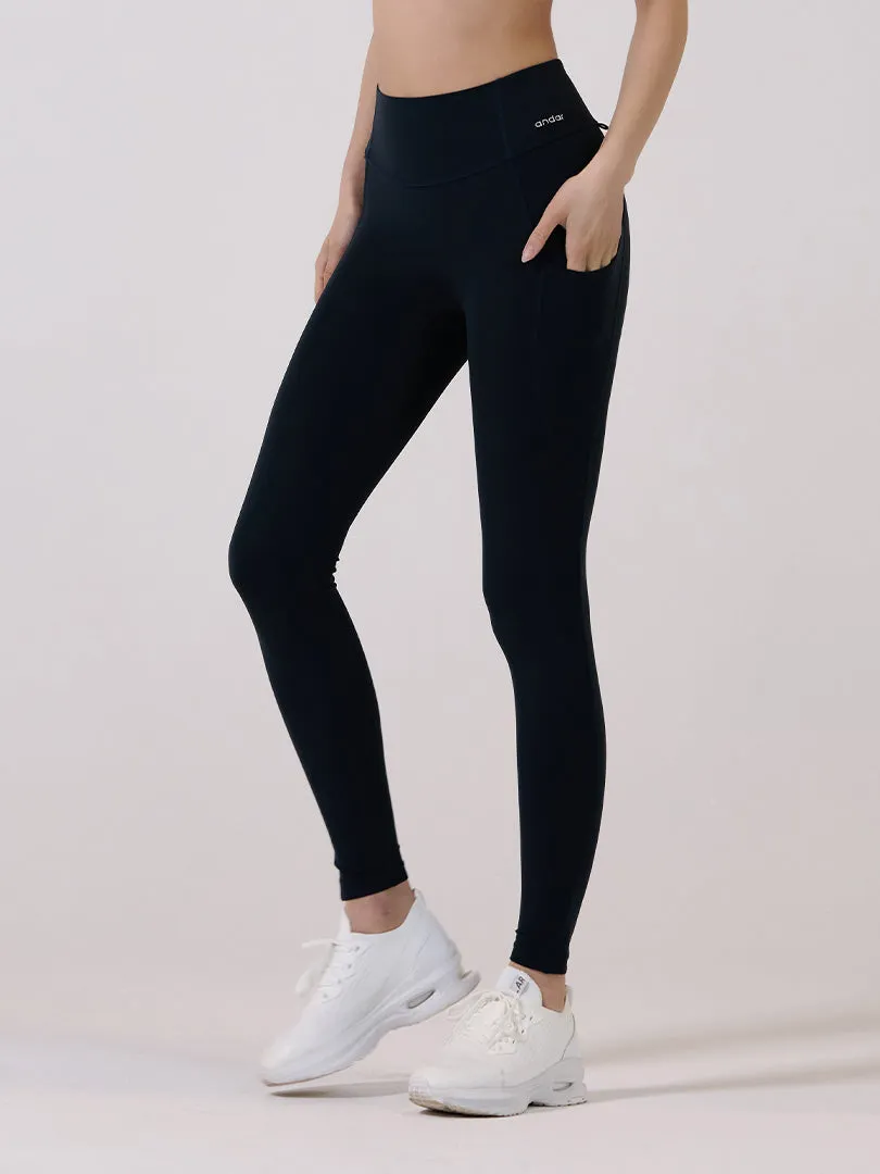 Airywin Ankle Length Leggings with Pockets