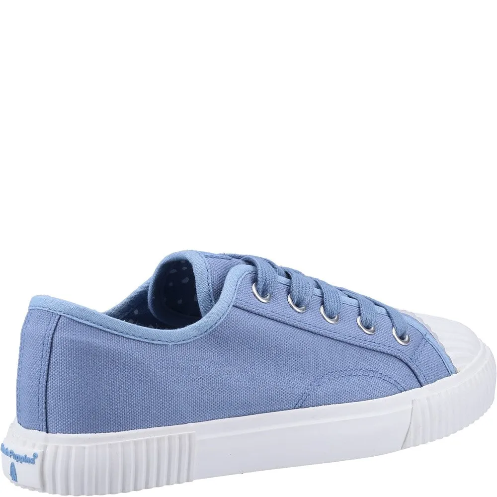 Blue Brooke Canvas Trainers