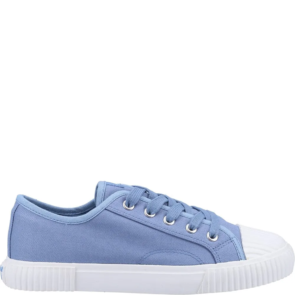 Blue Brooke Canvas Trainers