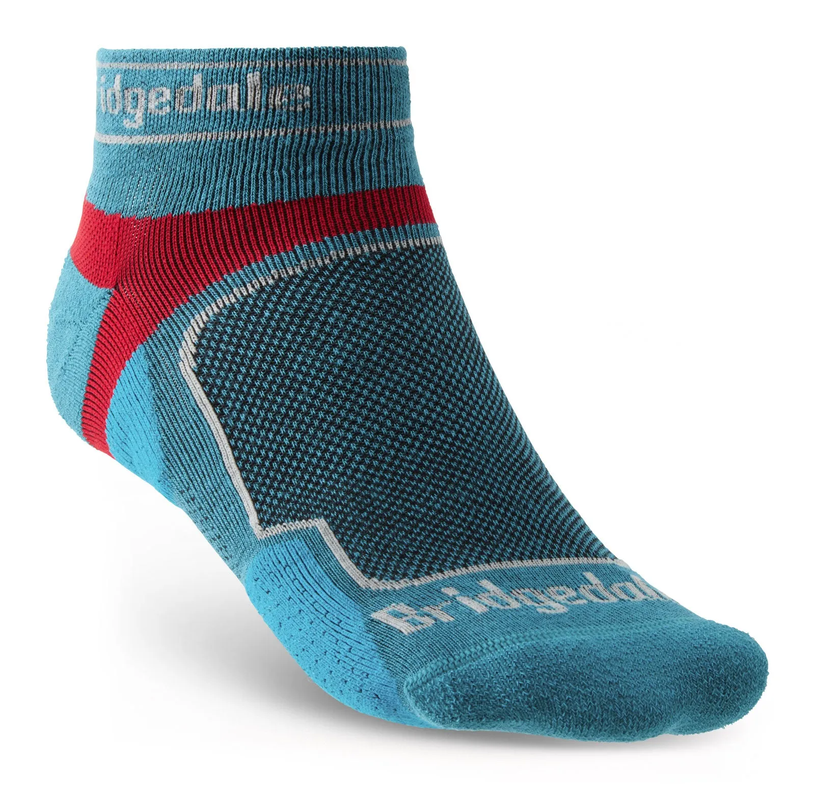 Bridgedale Men's Ultra-Lightweight T2 Coolmax Sports Low Mini Crew Run Socks {BR-710256}