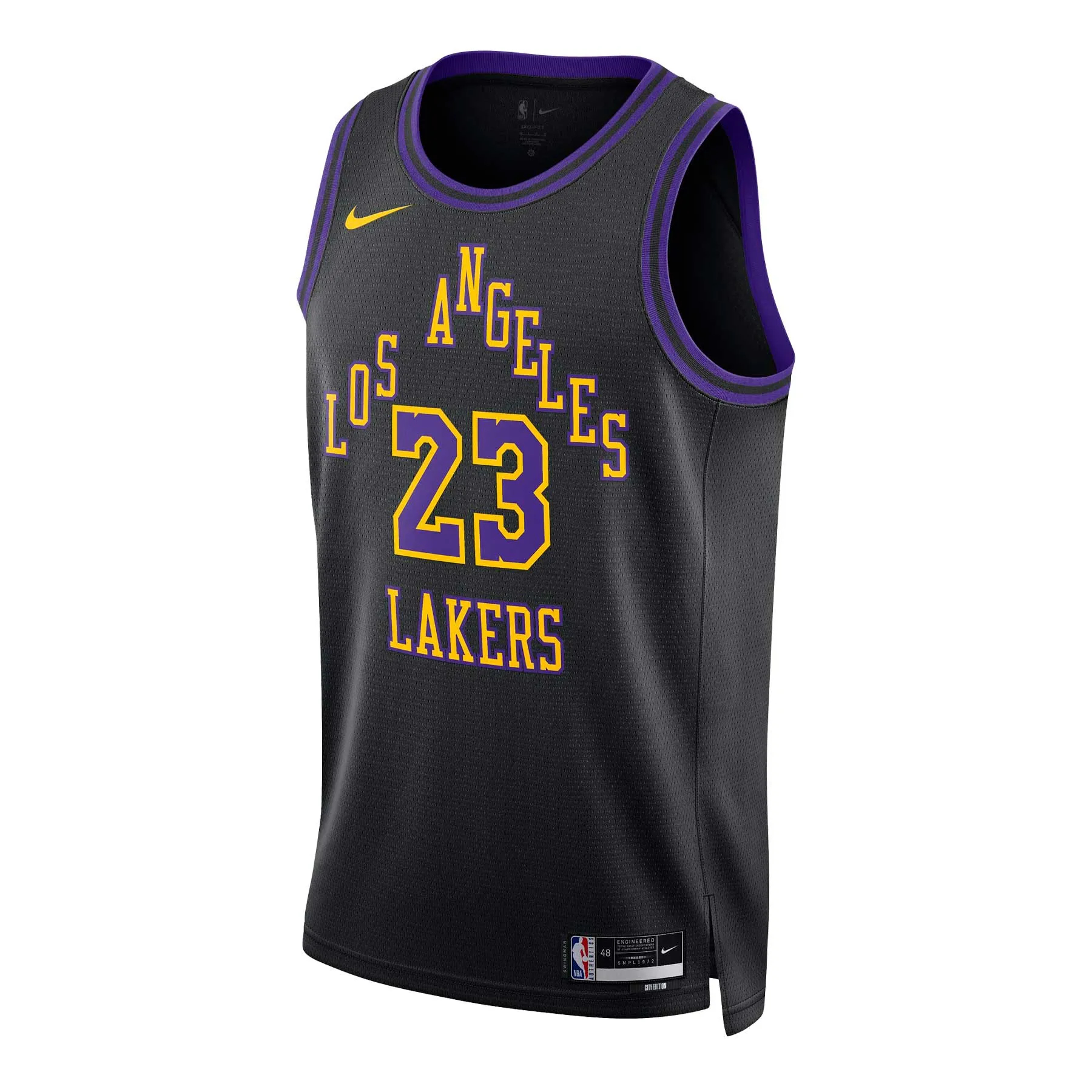 Canotta Swingman NBA City Edition Lebron Lakers