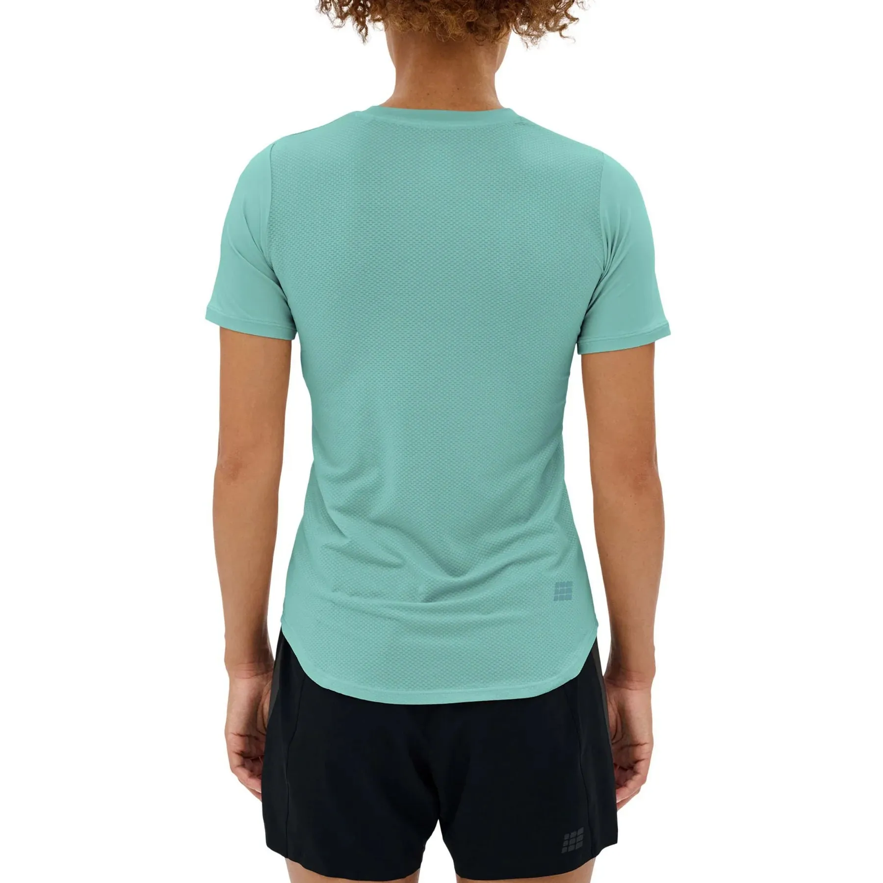 CEP Women's The Run Shirt Round Neck Short Sleeve v5 - Light Blue