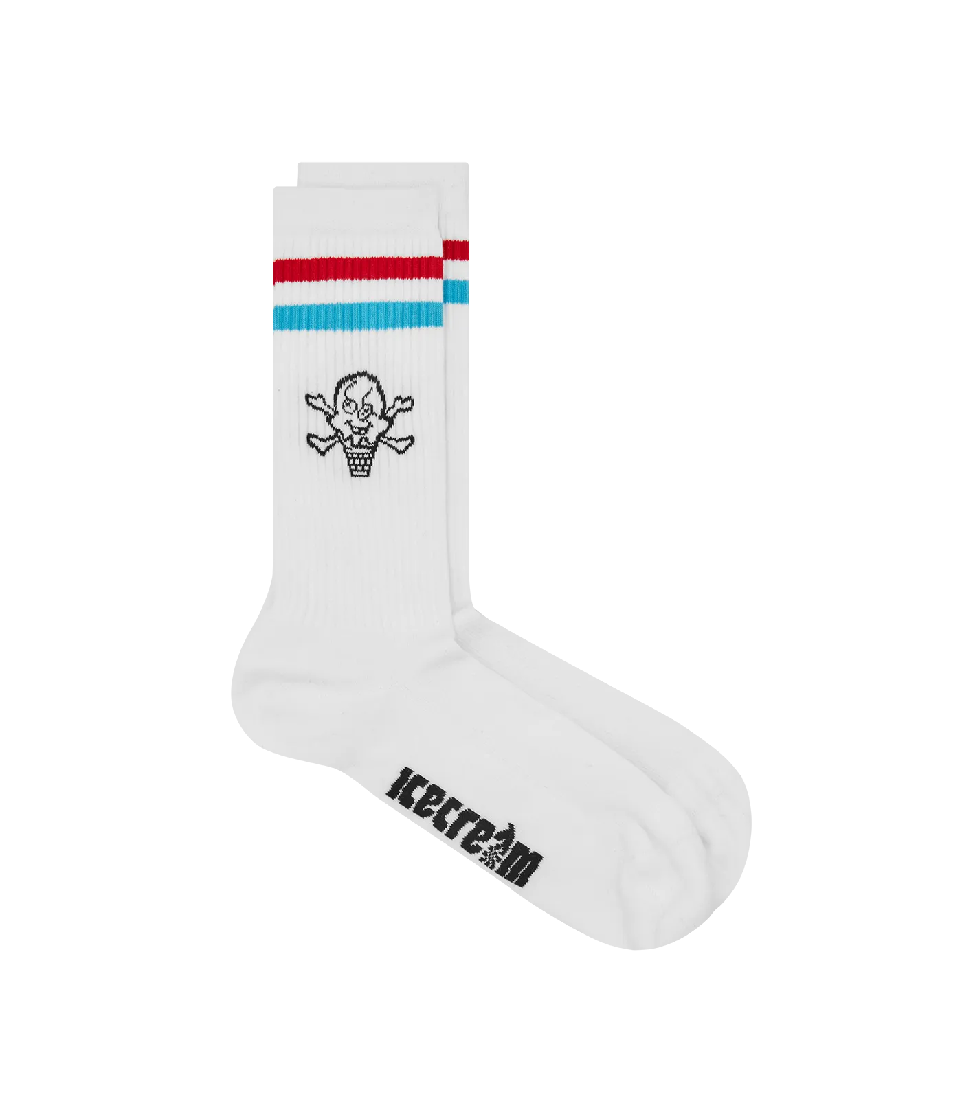 CONES AND BONES SPORTS SOCK - WHITE