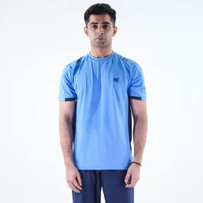 Dual Stripe Classic Tee Sky Blue