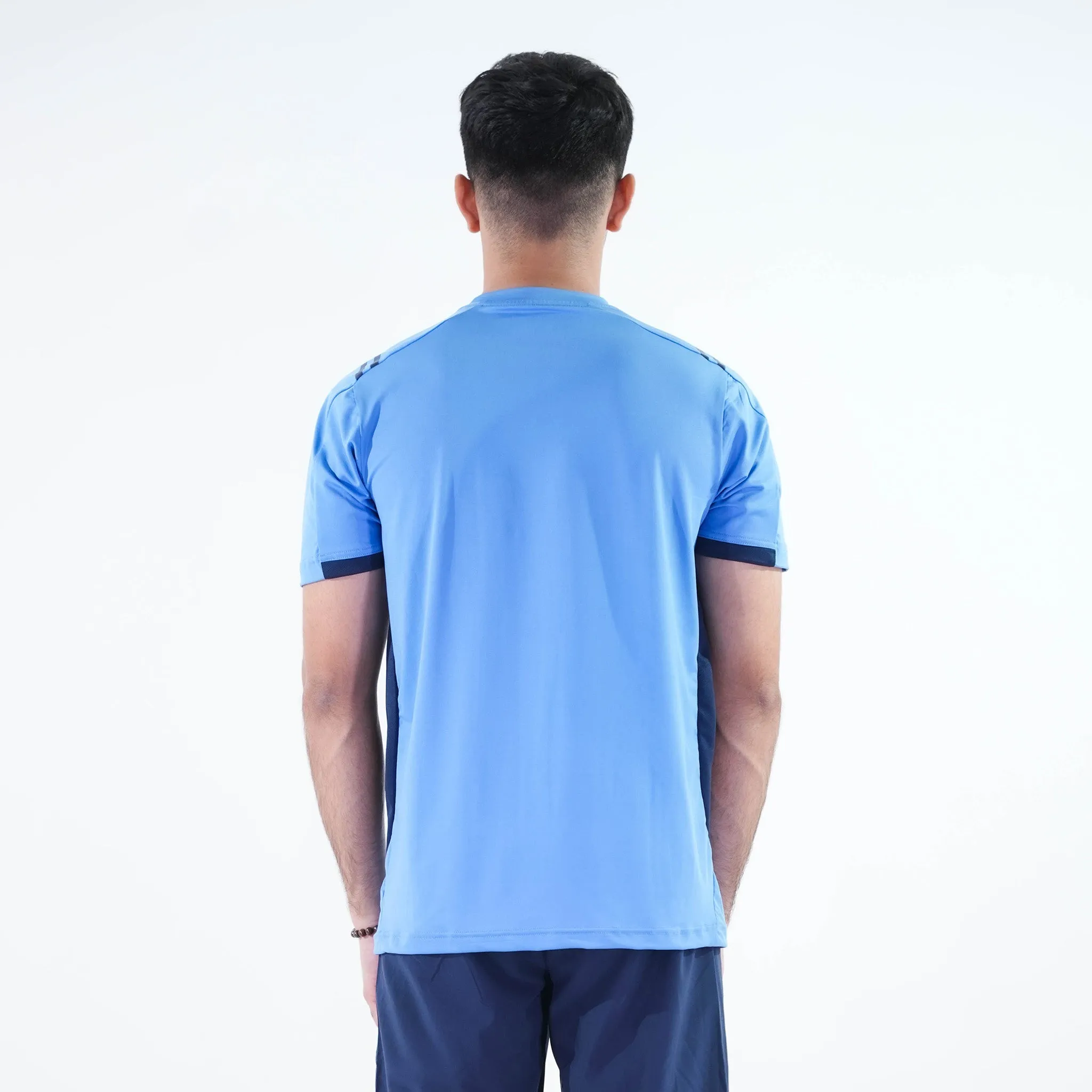 Dual Stripe Classic Tee Sky Blue