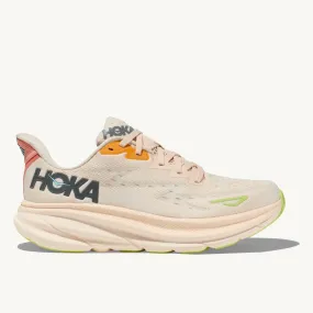 Hoka One One Clifton 9 Wide Running Shoe Wide - Vanilla / Astral