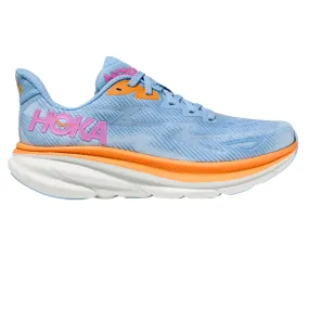 Hoka Women's Clifton 9 Airy Blue / Ice Water Wide