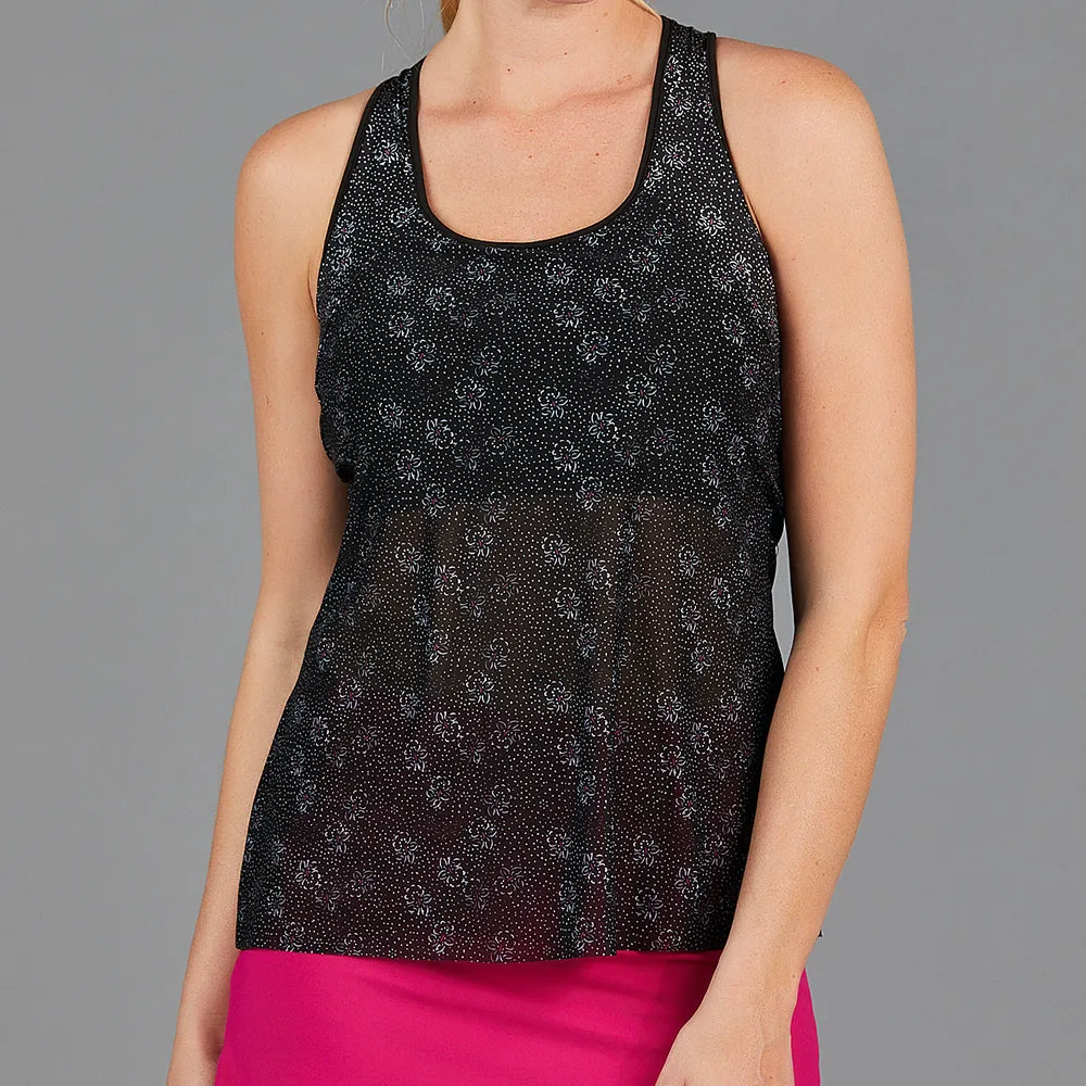 Jade Mesh Sport Top (print)