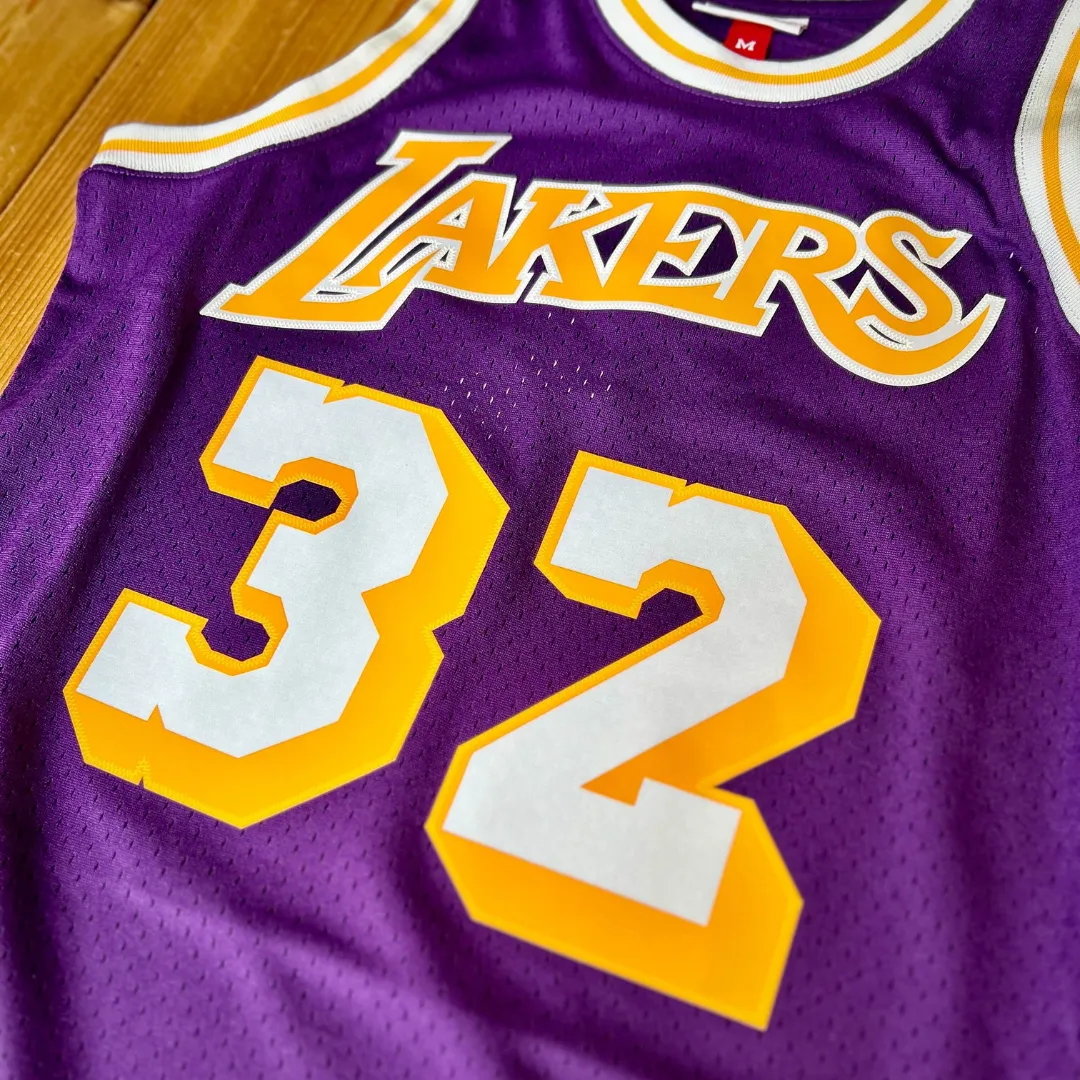 Los Angeles Lakers Magic Johnson 1984-85 Swingman Jersey