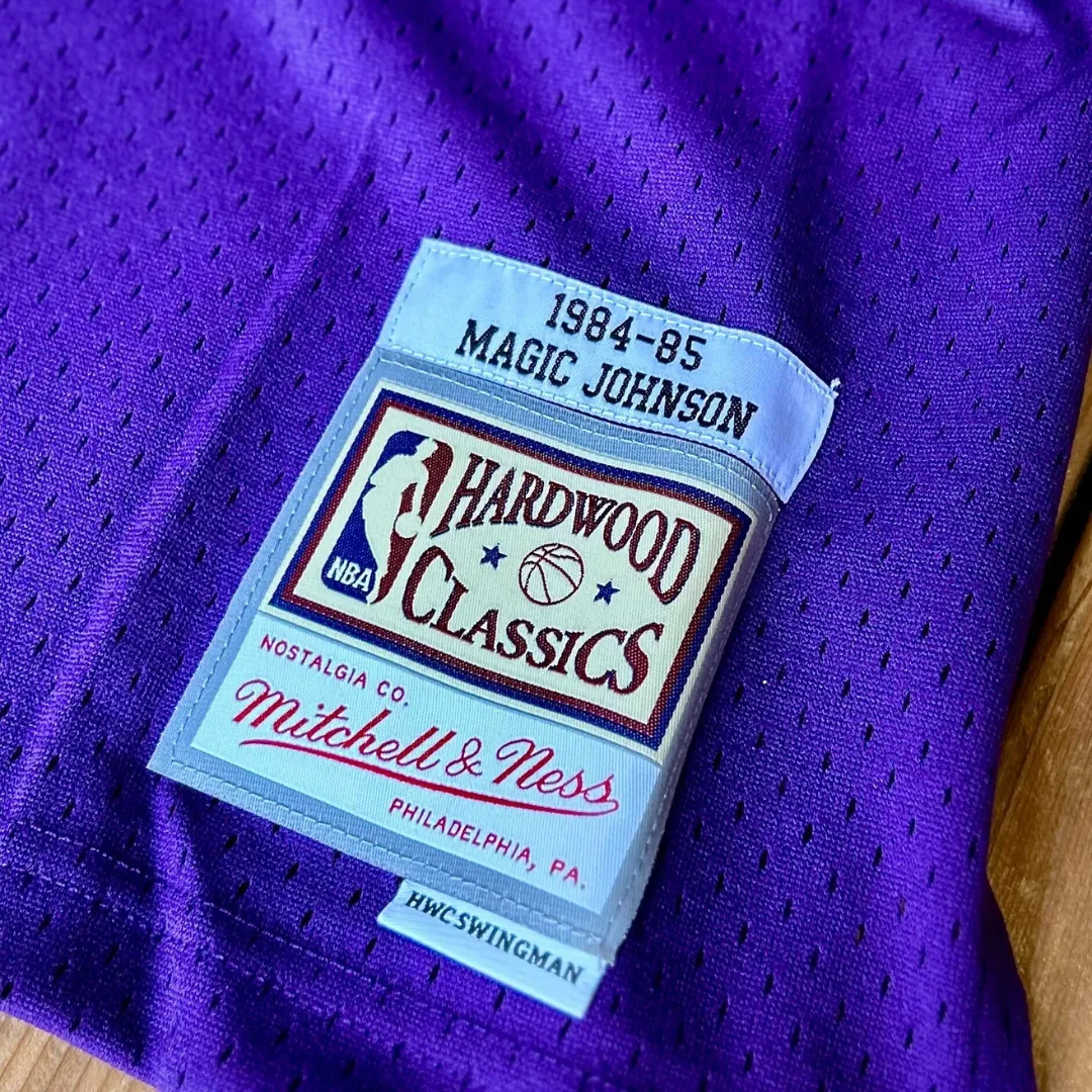 Los Angeles Lakers Magic Johnson 1984-85 Swingman Jersey