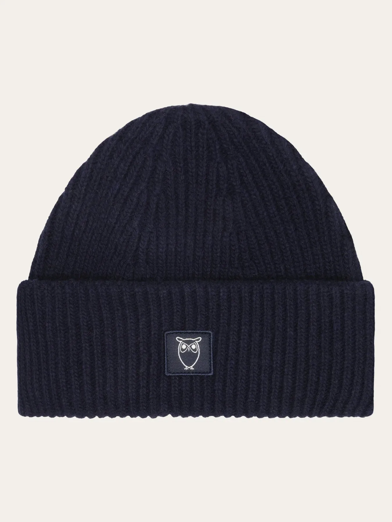 Low Wool Rib Beanie