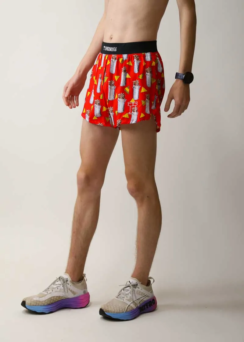 Men's Burritos 4" Half Split Shorts