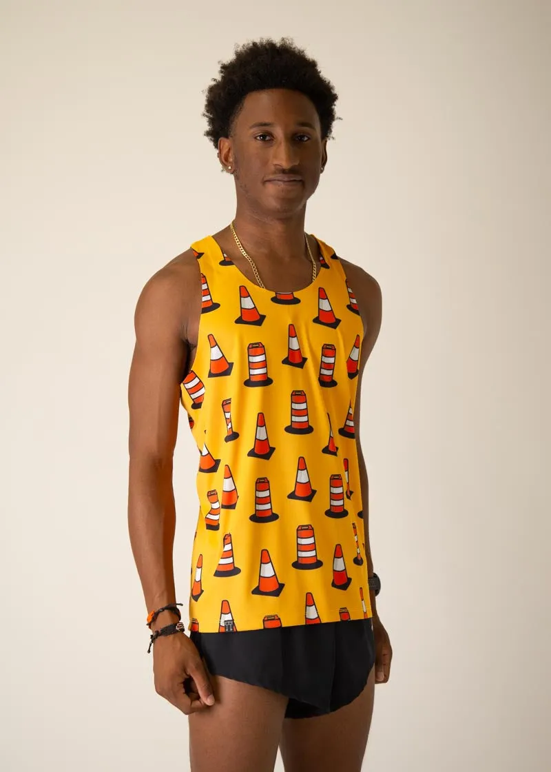 Men's Traffic Cones Performance Singlet