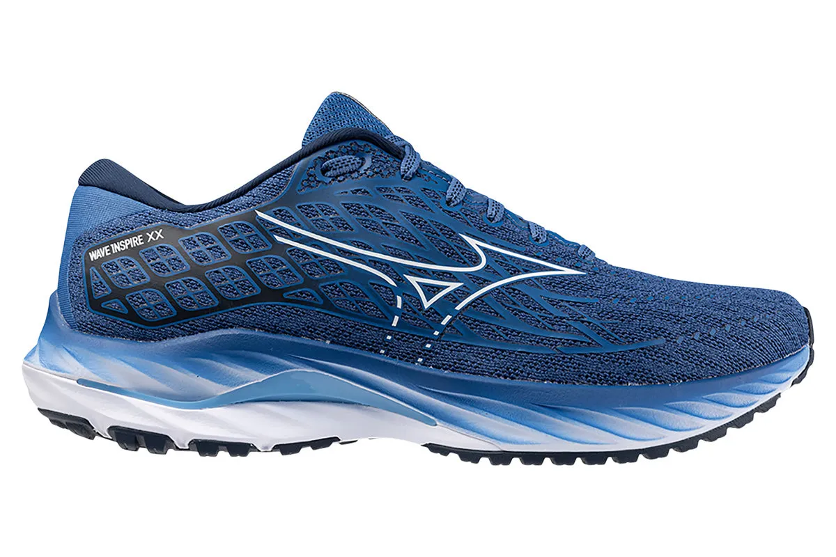 Mizuno Wave Inspire 20 2E Federal Blue/White/Alaskan Blue Mens