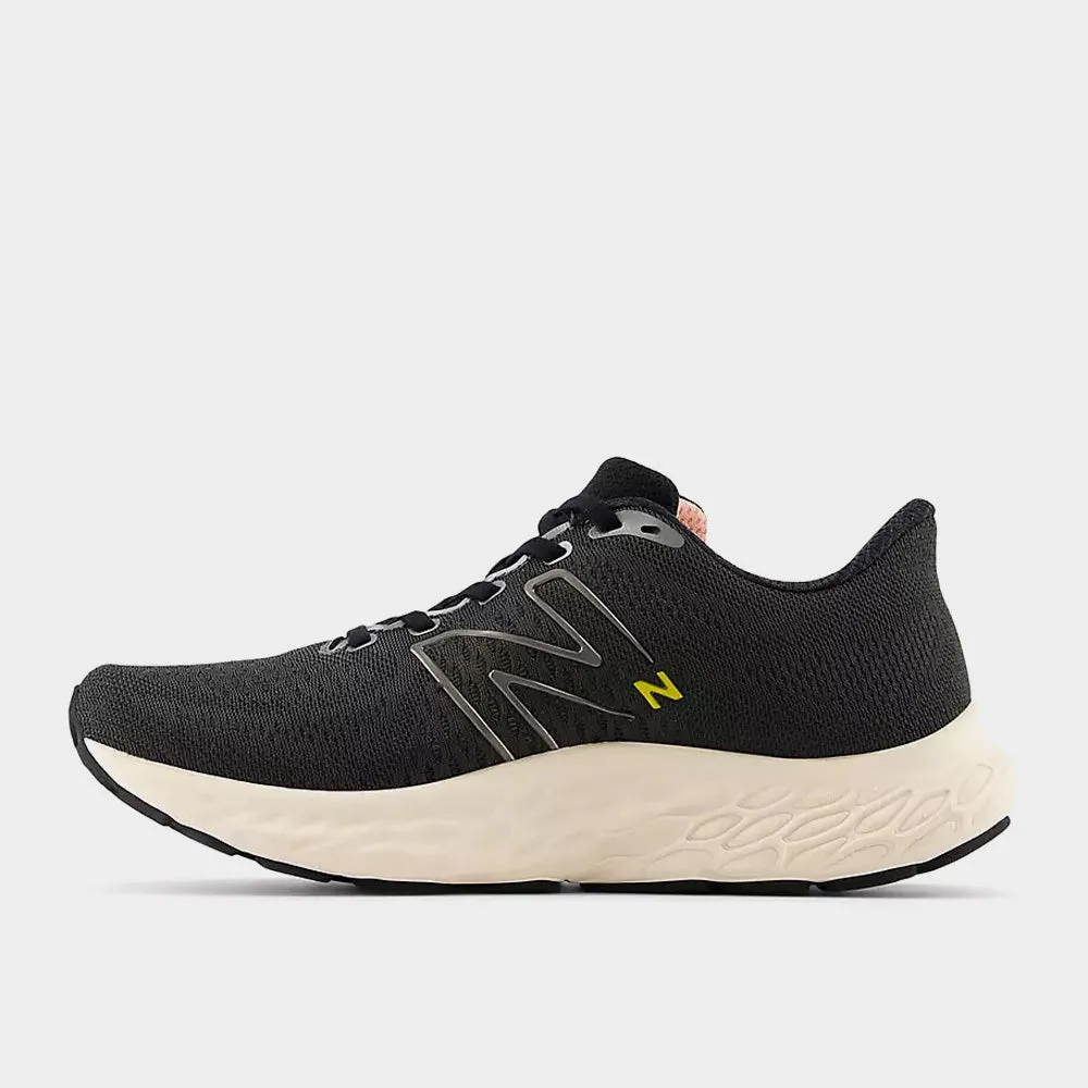 New Balance Women's Fresh Foam X Evoz V3 Performance Running Black/yellow _ 180798 _ Black