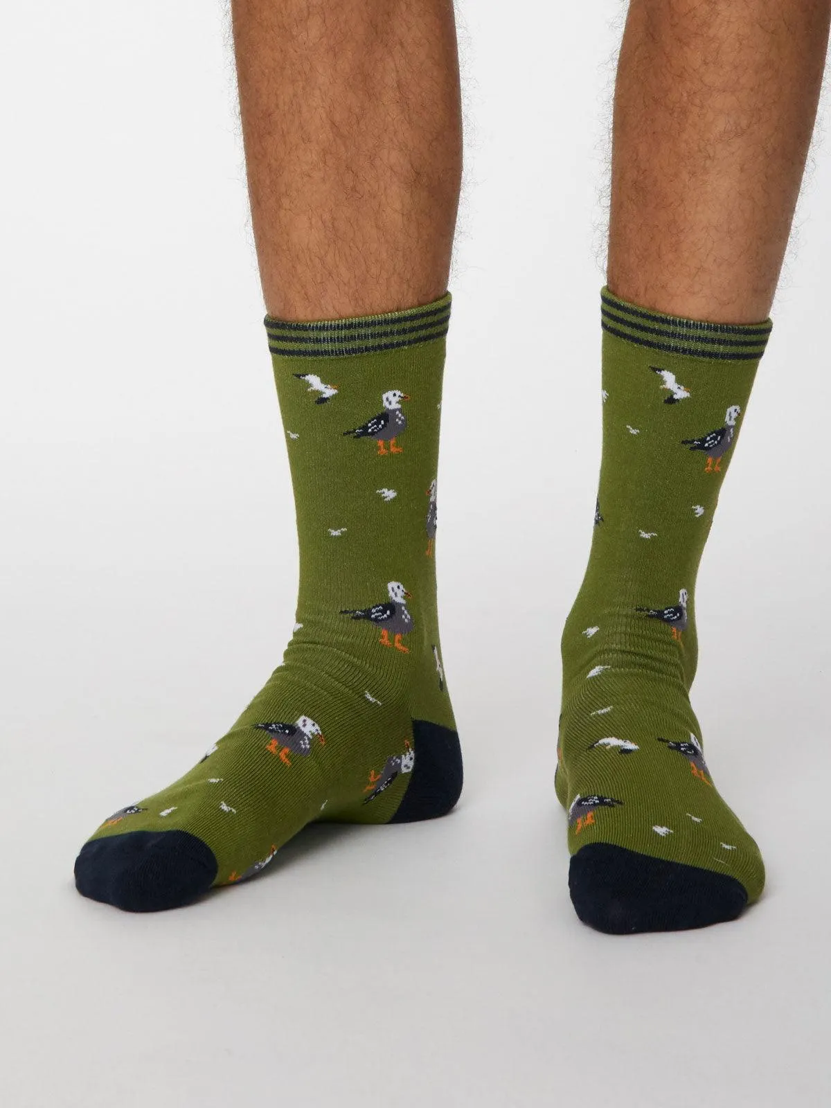 Pesca Socks - Olive Green