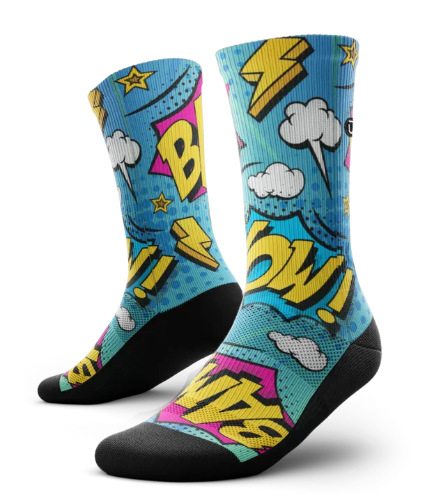 "Bam" Performance Crew Running Socks by Outway