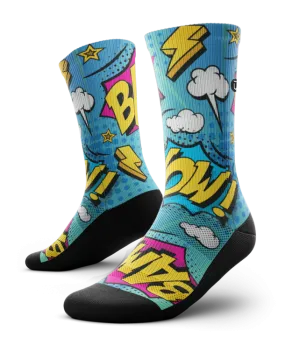 "Bam" Performance Crew Running Socks by Outway