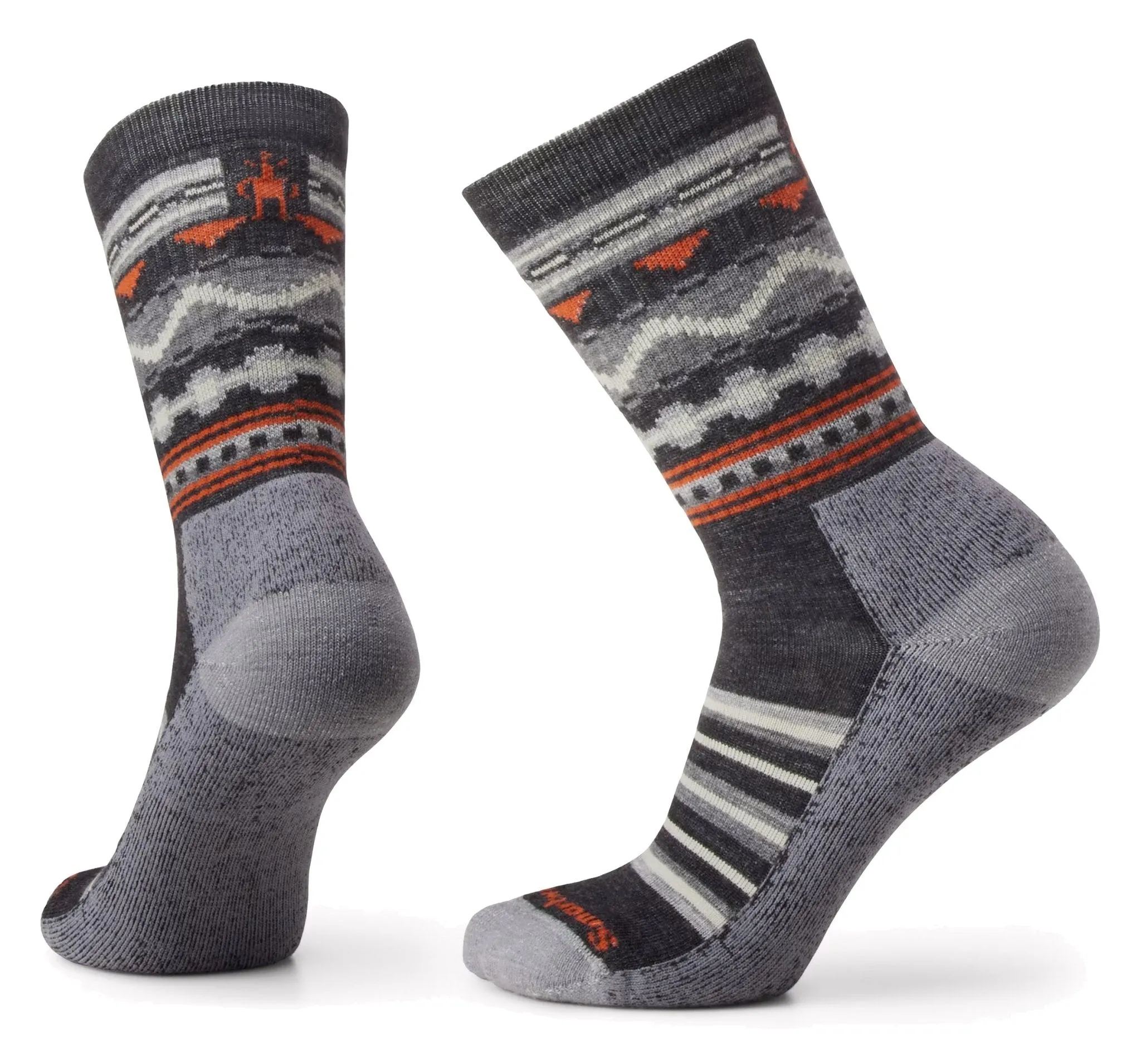 Smartwool Everyday Hudson Trail Crew Socks Light Cushion Charcoal