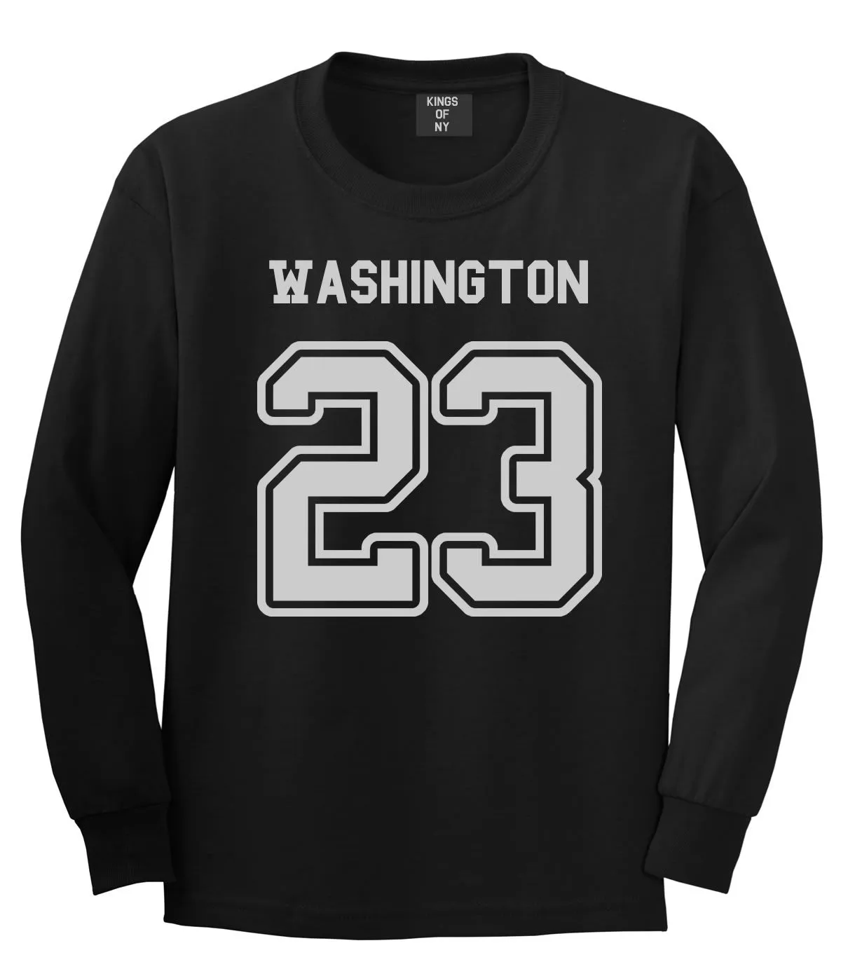 Sport Style Washington 23 Team State Jersey Long Sleeve T-Shirt