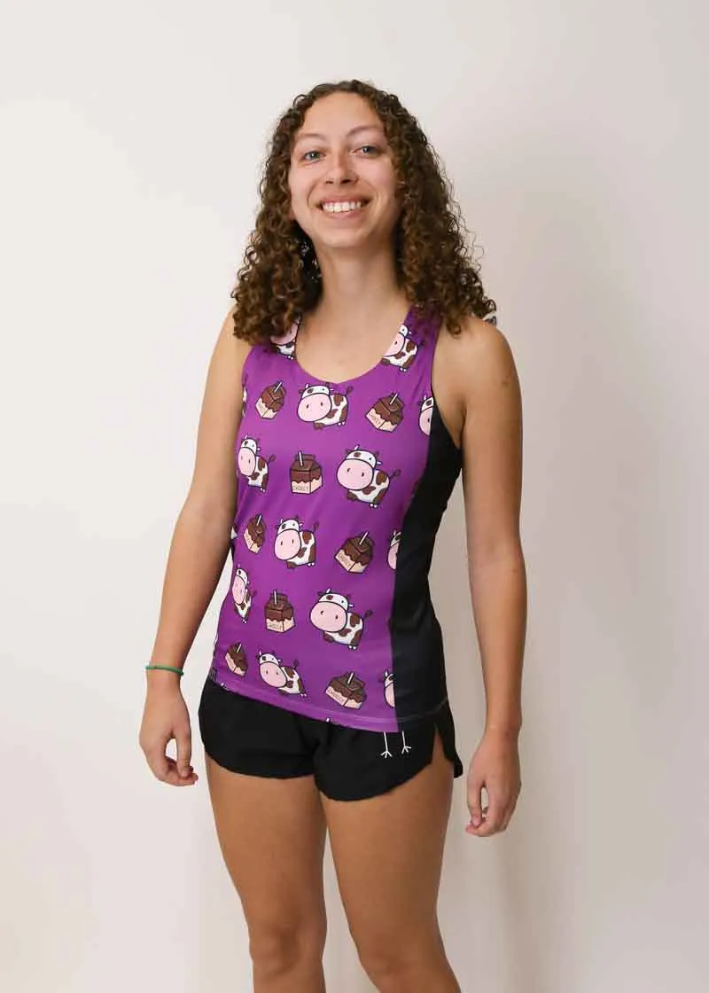 Women's Choccy Cows SP Performance Singlet