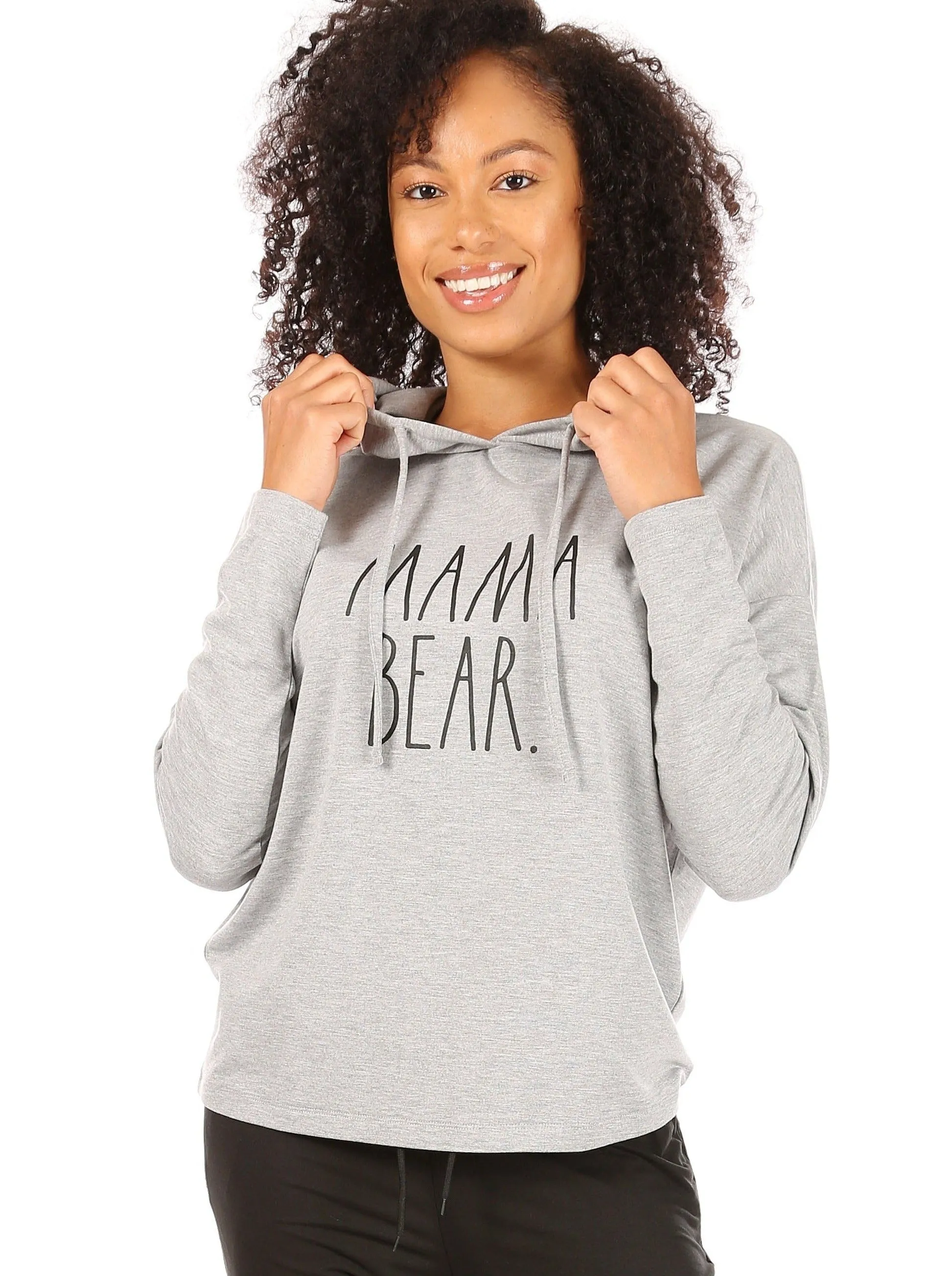 Women's "MAMA BEAR" Slim Fit Pullover Fashion Hoodie